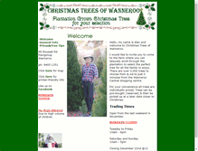 Tablet Screenshot of christmastreeswa.com.au